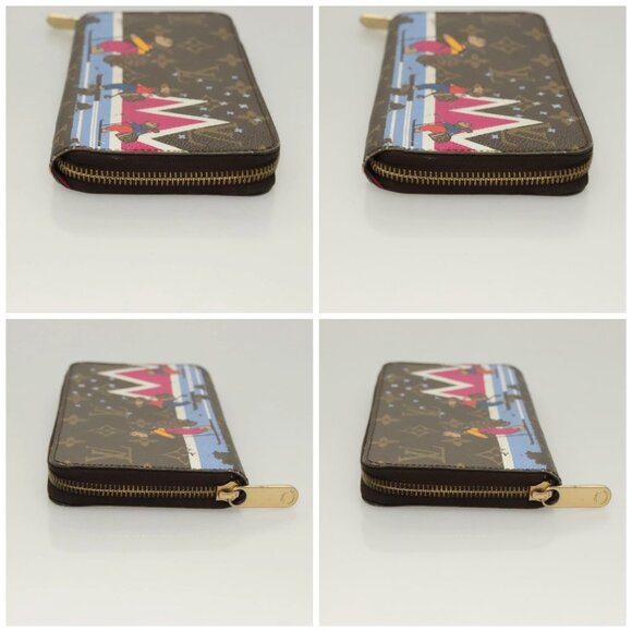 LOUIS VUITTON Monogram Holiday Collection Zippy Wallet M63379 LV Auth 130079 - Picture 16 of 16